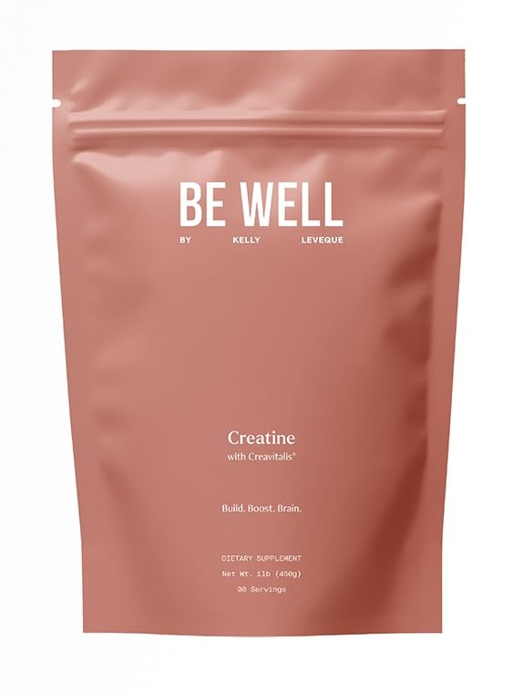 Be Well by Kelly Creatine with Creavitalis, Dietary Supplement, 1lb (450g), 90 Servings Build. Boost. Brain. Be Well by Kelly LeVequeAu supplements