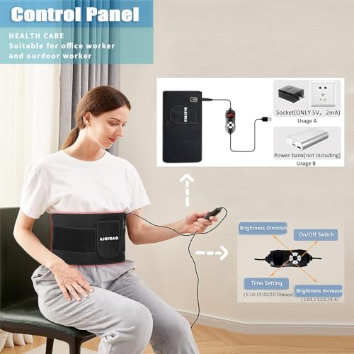 RJOYBAO Red Light Therapy Infrared Light Therapy Belt for Body,Red Light Therapy lamp RJOYBAOAu supplements