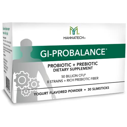 Mannatech Prebiotics and Probiotics, 30 Slimsticks, Yogurt Flavor, GI-ProBalance w/MannaBiotic Blend MannatechAu supplements