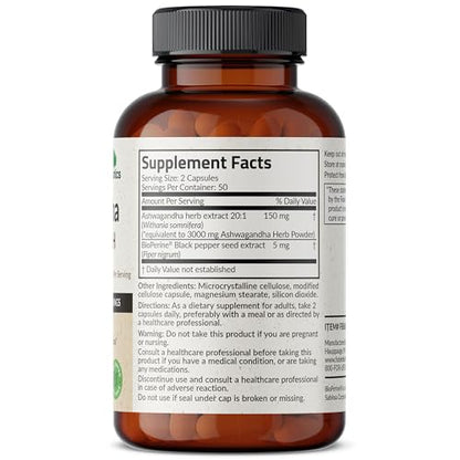 Futurebiotics Ashwagandha Extra Strength Stress & Mood Support with BioPerine FuturebioticsUS supplements