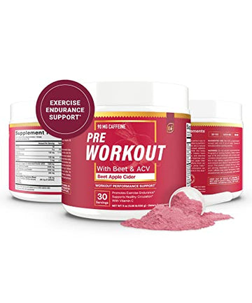 Essential Elements PreWorkout Powder with Beet Root & ACV | Superfood Energy Supplement Essential ElementsAu supplements