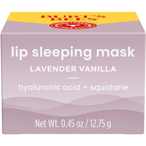 Burt’s Bees Lavender Vanilla Lip Sleeping Mask, With Hyaluronic Acid and Squalane Moisturizer To Instantly Hydrate Lips, Overnight Mask and Treatment, 0.45 oz. Burt's BeesAu supplements