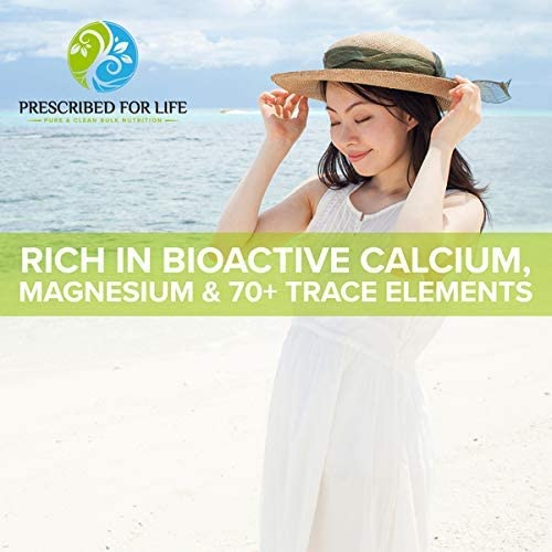 Prescribed for Life Aquamin Powder, Red Marine Algae Supplements, Rich in Plant Based Calcium & Magnesium, 72 Trace Minerals, Non GMO (113g) Prescribed For LifeAu supplements