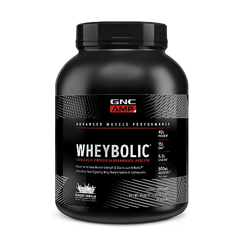 GNC AMP Wheybolic Protein Powder | Targeted Muscle Building and Workout Support GNCUS supplements