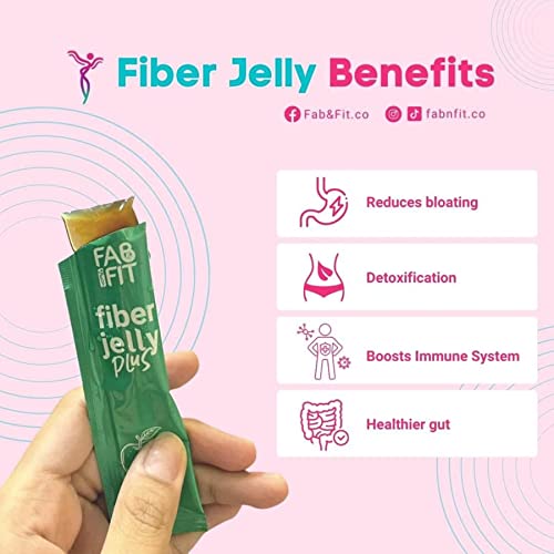 Fab and Fit Fiber Jelly Plus Melon, 10 Sachets Fab FitUS supplements