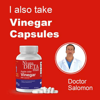 Ni una dieta más Reduce Abdominal Fat - Vinegar Capsules - Best for Weight Loss Ni una dieta másUS supplements