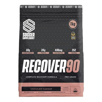 Soccer Supplement Recover90®, Complete Recovery Shake - 31grams of Whey Protein Isolate SOCCER SUPPLEMENTAu supplements