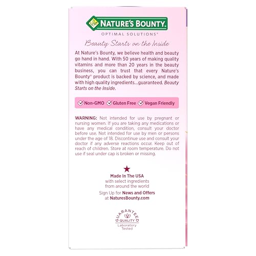 Nature’s Bounty Optimal Solutions Advanced Menopause Relief, Menopause Supplement for Women featuring Siberian Rhubarb, Hotflash Relief, No added Hormones, Drug-Free, 30 Tablets, 30 Total Servings Nature's BountyAu supplements