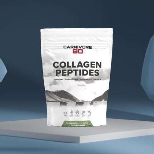 Carnivore Go Grass Fed Bovine Collagen Powder - 400g Hydrolysed Type 1 & 3 Carnivore GoUS supplements