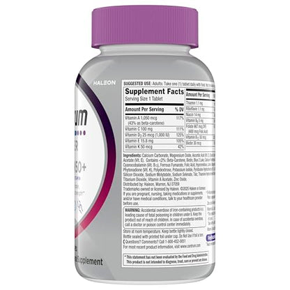 Centrum Silver Women's Multivitamin for Women 50 Plus, Multivitamin/Multimineral Supplement with Vitamin D3, B Vitamins, Non-GMO Ingredients CentrumUS supplements