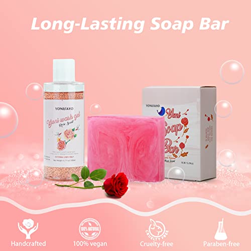 Yoni Wash & Yoni Oil & Yoni Soap for Women Set, 5.29oz Yoni Soap Bar, 2 * 30ml Feminine Oil, 6.7 fl.oz yonisayoAu supplements
