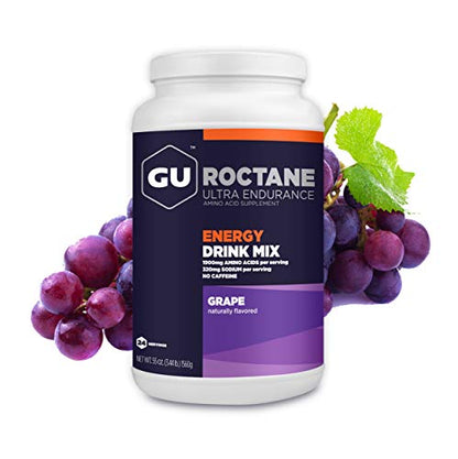 GU Energy Roctane Ultra Endurance Energy Drink Mix, 3.44-Pound Jar, Grap GU EnergyUS supplements