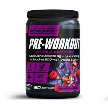PrimeGENIX Stimulant-Free Pre Workout Powder for Men and Women - Energy Boost Drink PrimeGENIXAu supplements
