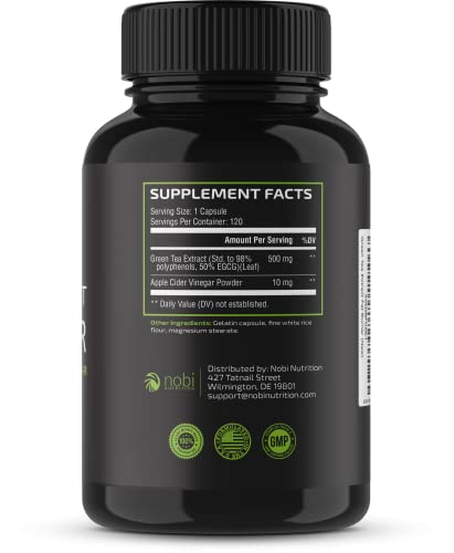 Green Tea Weight Loss Pills with Green Coffee Bean Extract | Belly Fat Burner, Metabolism Nobi NutritionUS supplements