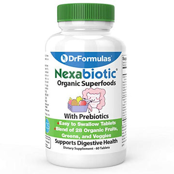 DrFormulas Organic Prebiotic Fiber for Constipation Relief & Weight Loss | Nexabiotic Super DrFormulasAu supplements
