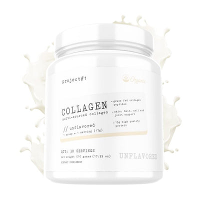 Project #1 Nutrition Multi-Sourced Collagen Powder | Grass-Fed Peptides for Skin, Hair Project #1US supplements