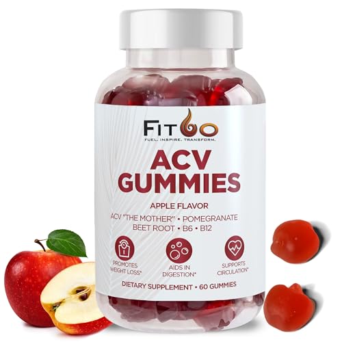 FIT60 Keto Apple Cider Vinegar Gummies with The Mother | Keto ACV Gummies for Advanced Healthy Weight FIT60US supplements