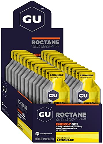 GU Energy Roctane Ultra Endurance Energy Gel, 24-Count, Lemonade GU EnergyUS supplements