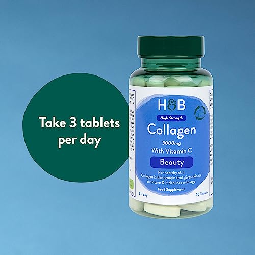 Holland & Barrett Bovine Collagen Tablet 3000mg 90 Tablets Holland & BarrettAu supplements