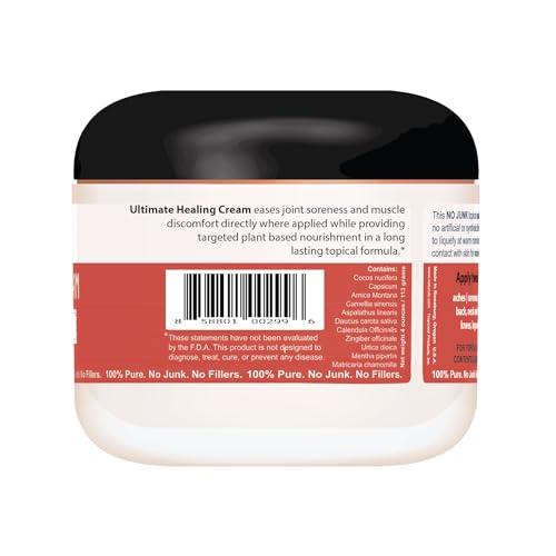 Naturulz Ultimate Healing Cream 4 Ounce Fast-Acting Topical for Backs, Knees, Shoulders, Muscles NaturulzAu supplements
