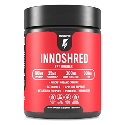 Inno Shred - Day Time Fat Burner | 100mg Capsimax, Grains of Paradise, Organic Caffeine InnoSuppsUS supplements
