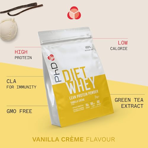 PhD Nutrition Diet Whey High Protein Lean Matrix, Vanilla Crème Diet Whey Protein Powder PhDUS supplements