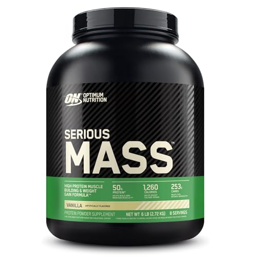 Optimum Nutrition Serious Mass, Weight Gainer Protein Powder, with Added Immune Supp Optimum NutritionUS supplements