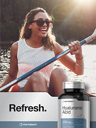 Hyaluronic Acid Supplement | 200 mg | 150 Capsules | Non-GMO and Gluten Free Supple HorbäachAu supplements