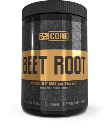 5% Nutrition Core Beet Root | Nitric Oxide Organic Beet Root Powder Pre Workout Additive 5% NutritionAu supplements