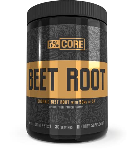 5% Nutrition Core Beet Root | Nitric Oxide Organic Beet Root Powder Pre Workout Additive 5% NutritionAu supplements