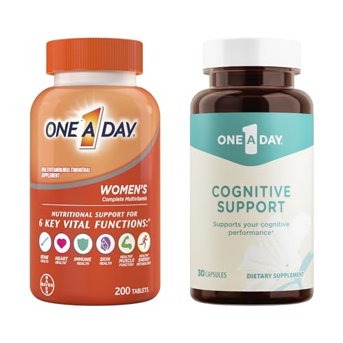 ONE A DAY Bundle Multivitamin for Women 200 Count Tablets Cognitive Supplement ONE A DAYUS supplements