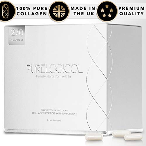 Collagen Supplement, Best Hydrolysed Collagen Peptides, 3 Months Supply for Younger Looking Skin PurelogicolAu supplements