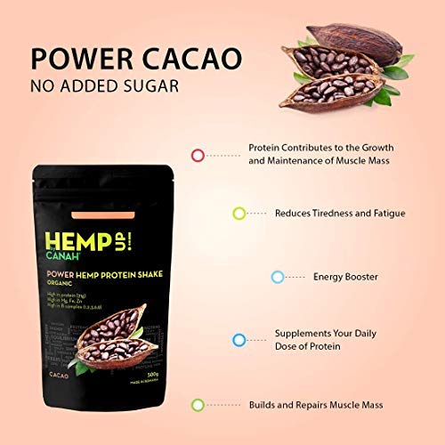 Canah Hemp Up Organic Protein Shake Powder – Muscle gain & Boost up Immune System, HEMP UP!Au supplements