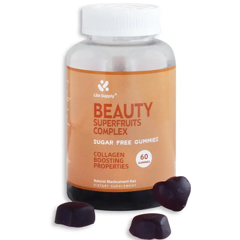 Women's Beauty Superfruits Complex and Multi Vitamin Gummies, 15 Essential Nutrients In One for Beauty Skin Hair Nails Lite SupplyAu supplements