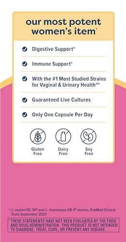 Renew Life Women's Probiotic Capsules, Supports pH Balance for Women, Vaginal Renew LifeUS supplements