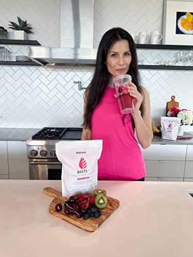 Natrava Beets+ | Organic Beet Root Powder, Vitamins, and Prebiotics | Supports Healthy NatravaUS supplements