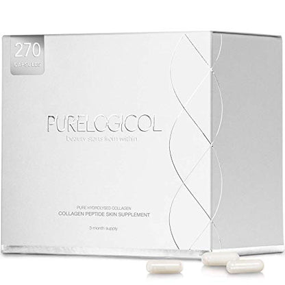 Collagen Supplement, Best Hydrolysed Collagen Peptides, 3 Months Supply for Younger Looking Skin PurelogicolUS supplements
