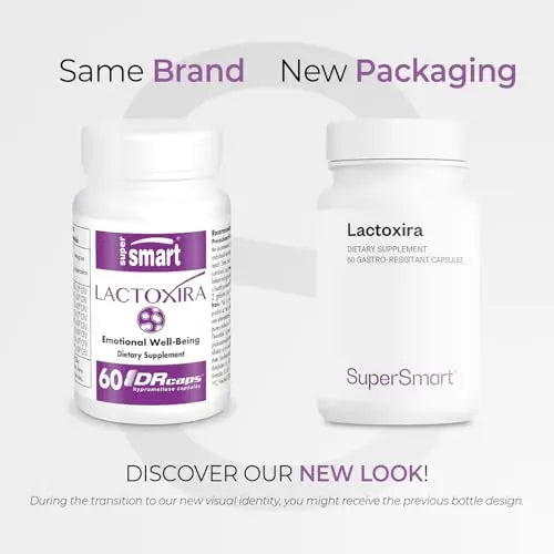 Supersmart - Lactoxira (High Potency) - 8-in-1 Probiotic Complex Supplement - Advanced Formula for Women & Men - with Lactobacillus Casei, Brevis | Non-GMO & Gluten Free - 60 DR Capsules SupersmartAu supplements