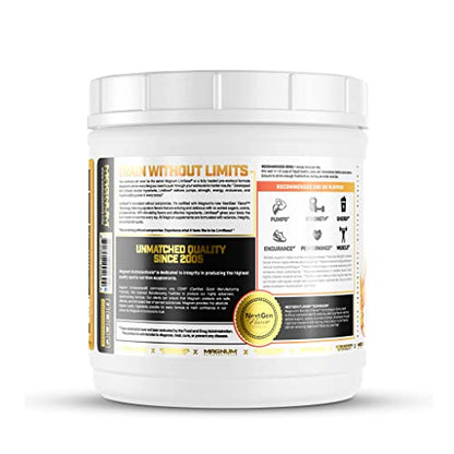 LIMITLESS Magnum 504g - Muscle Workout Powder, Sport Pre Workout for Men and Women LIMITLESSUS supplements
