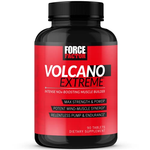 Force Factor Volcano Extreme Pre Workout Nitric Oxide Booster Supplement for Men Force FactorAu supplements