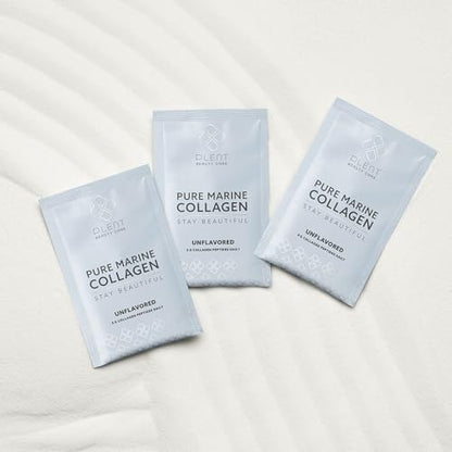 Plent Pure Marine Collagen Unflavoured - Stay Beautiful - 5G Collagen Peptides Daily - 30 Sachets PlentUS supplements