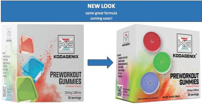 Kodagenix Pre Workout Gummies for Men and Women with Caffeine, L-Citrulline and Beta KodagenixUS supplements
