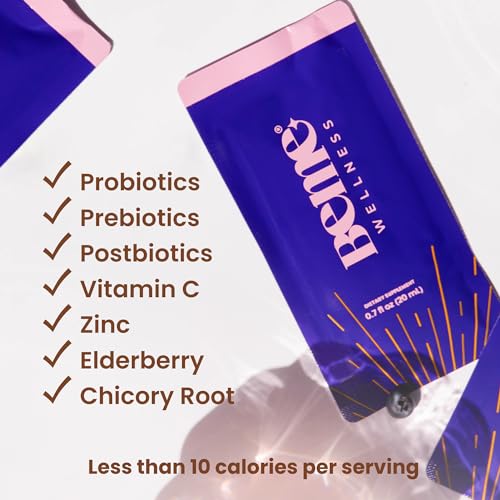 Be Healthy 3-in-1 Liquid Probiotics for Women and Men - Vitamin C, Zinc, Elderberry BeMeAu supplements