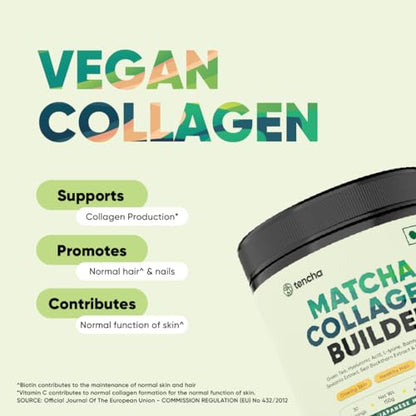 Collagen Supplements for Women & Men, 30 Servings, 150 GM | 100% Vegan Collagen Powder TenchaUS supplements