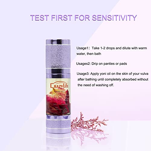 Yoni Oil Feminine Care, All Natural Oil Moisturizer, Vaginal Spray PH Balance Eliminates Odor WovarkieAu supplements