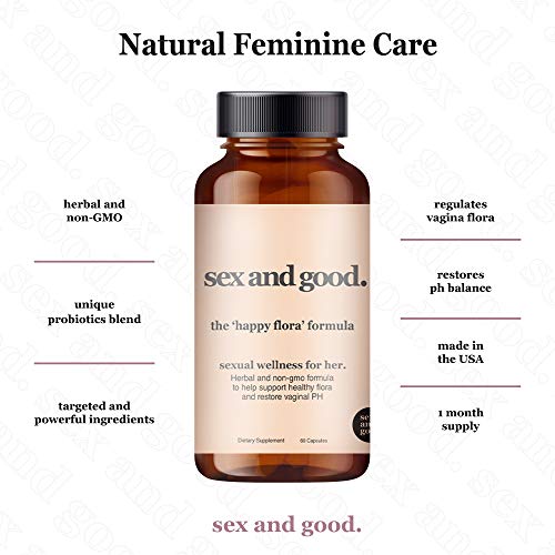The Happy Flora Formula, Vaginal Health Supplements, Probiotics and Herbal Supplements Sex And GoodAu supplements