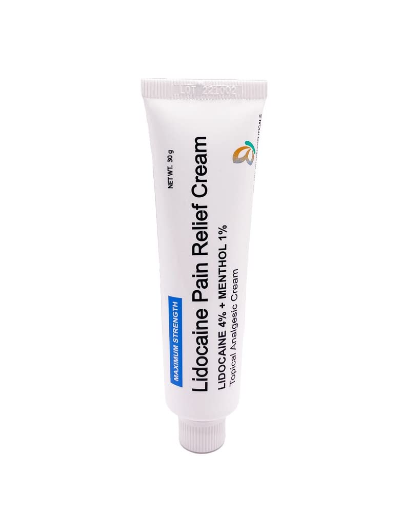 MOHNARK Pain Relief Cream with Lidocaine 4% and 1% Menthol | Includes Vitamin E | Numbs Away Pain Faster | Non-Greasy MOHNARKAu supplements
