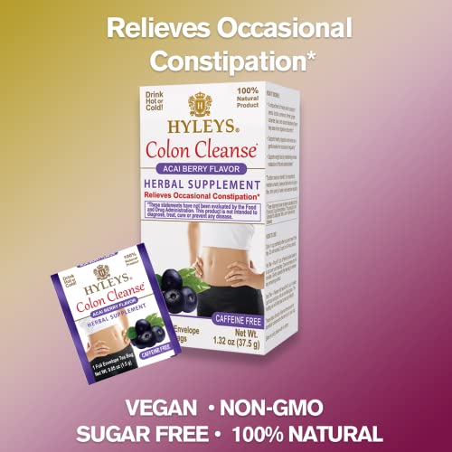 Hyleys Colon Cleanse Tea Acai Berry Flavor - 25 Tea Bags (12 Pack - 300 Tea Bags Total) HYLEYSUS supplements