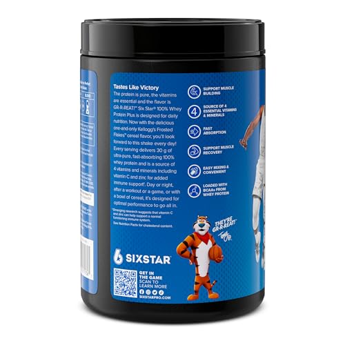 Six Star Whey Protein Powder Plus | Muscle Building & Recovery Plus Immune Support Six StarUS supplements