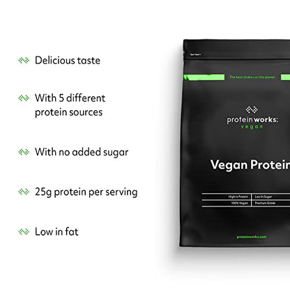 Protein Works - Vegan Protein Powder | Plant Based Protein Shake | Vegan Blend | Gluten Free Protein WorksUS supplements
